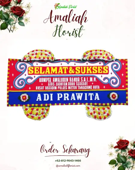 Papan Bunga Ucapan Selamat Selomerto
